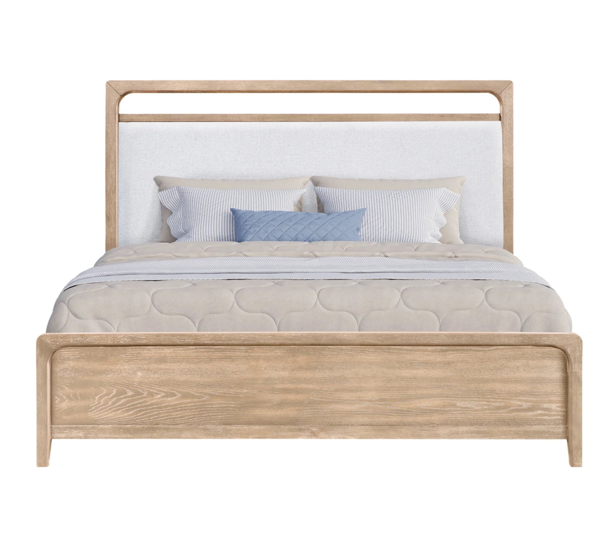 Easton King Upholstered Panel Bed
