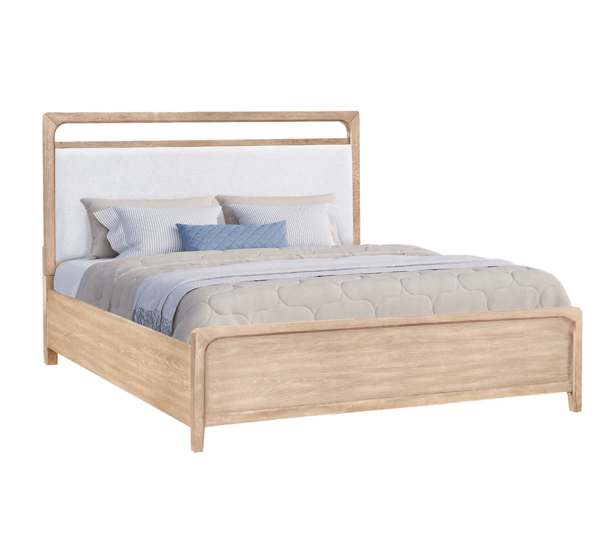 Easton King Upholstered Panel Bed