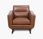 Emmitt Saddle II 5 Piece Leather Living Room