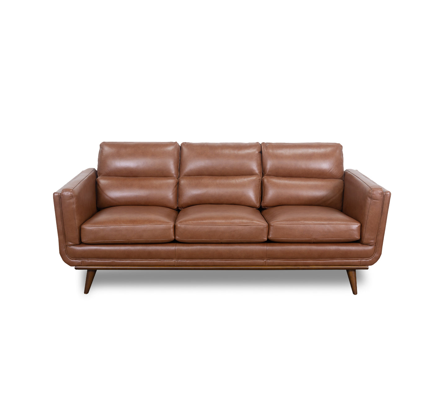 Emmitt Saddle II Leather Sofa 83"