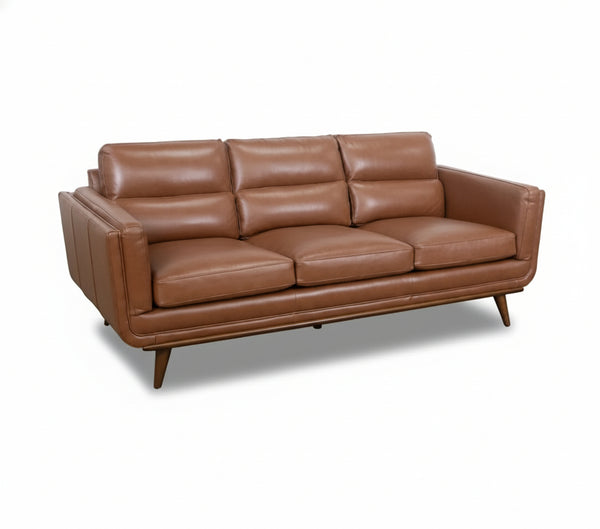 Emmitt Saddle II Leather Sofa 83