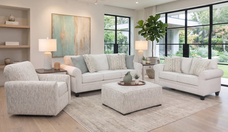 Fawn 3 Piece Sofa, Loveseat, and Swivel Chair