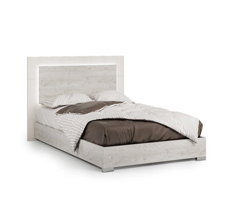 Fiorella Queen Lighted Panel Bed