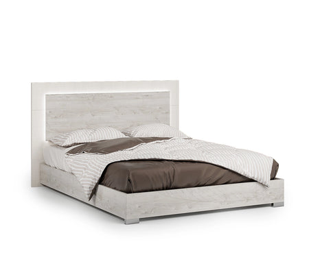 Fiorella King Lighted Panel Bed
