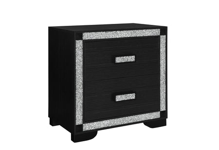 Fergie Charcoal 2 Drawer Nightstand