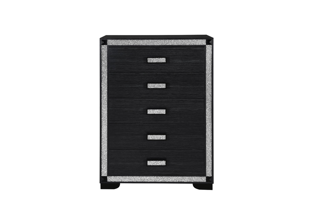 Fergie Charcoal 5 Drawer Chest
