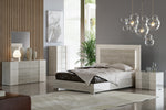Fiorella 6 Piece Queen Lighted Panel Bedroom