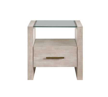 Mesa auxiliar con luz Garland