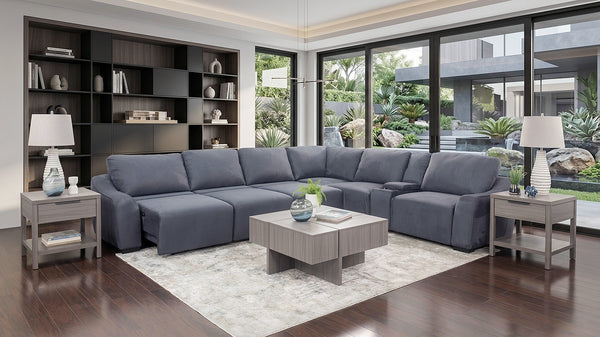 Glide 7 Piece Power Sliding Sectional