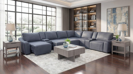 Glide 8 Piece Power Sliding Sectional
