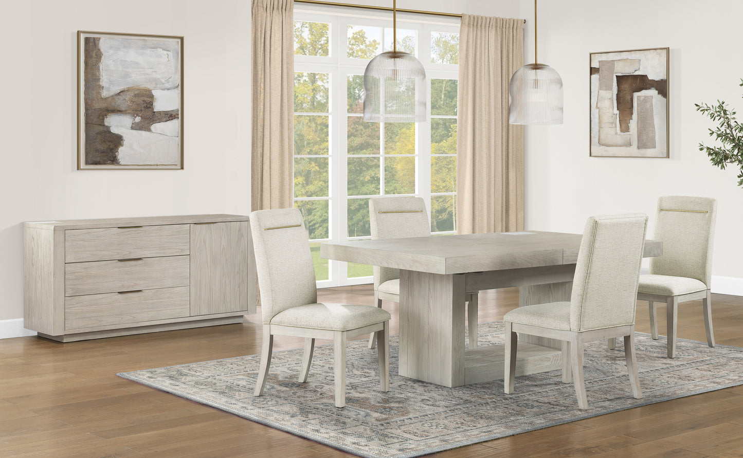 Garland Light 5 Piece Dining Set
