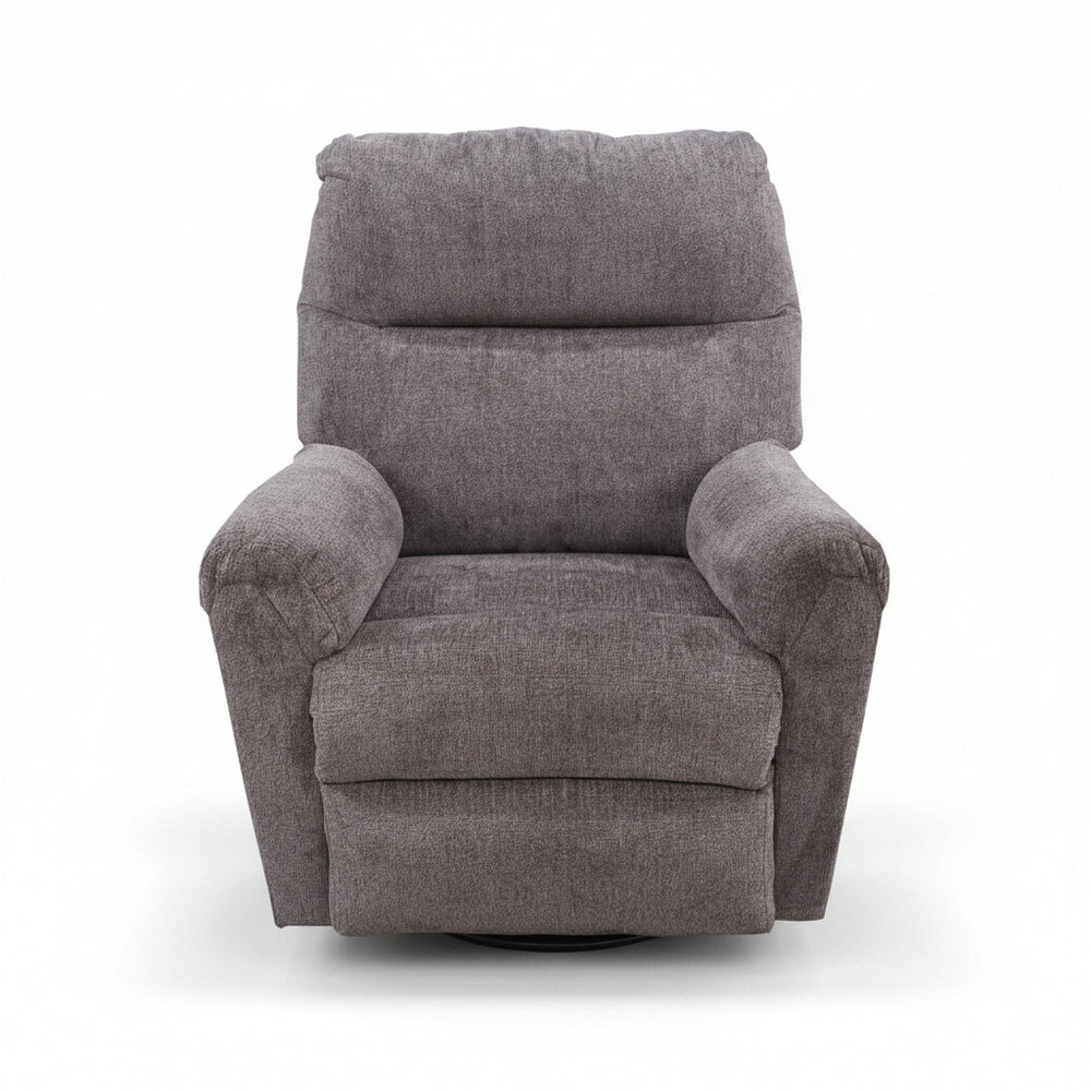 Harvey Brown Swivel Rocker Recliner
