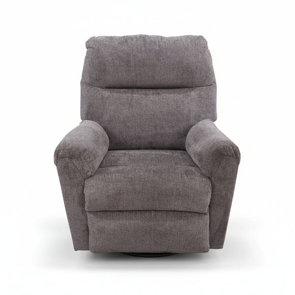 Harvey Brown Swivel Rocker Recliner