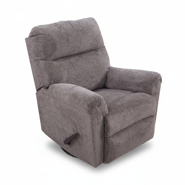 Harvey Brown Swivel Rocker Recliner