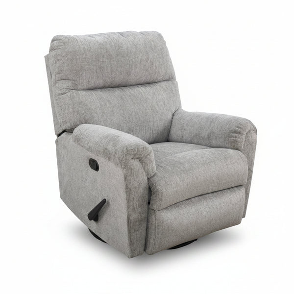 Harvey Grey Swivel Rocker Recliner
