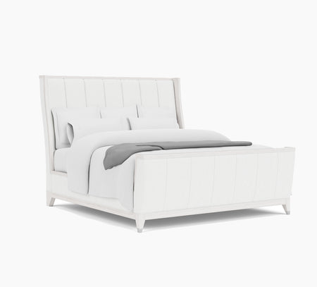Cama de tres piezas con tapizado tipo trineo tamaño queen de Hepburn