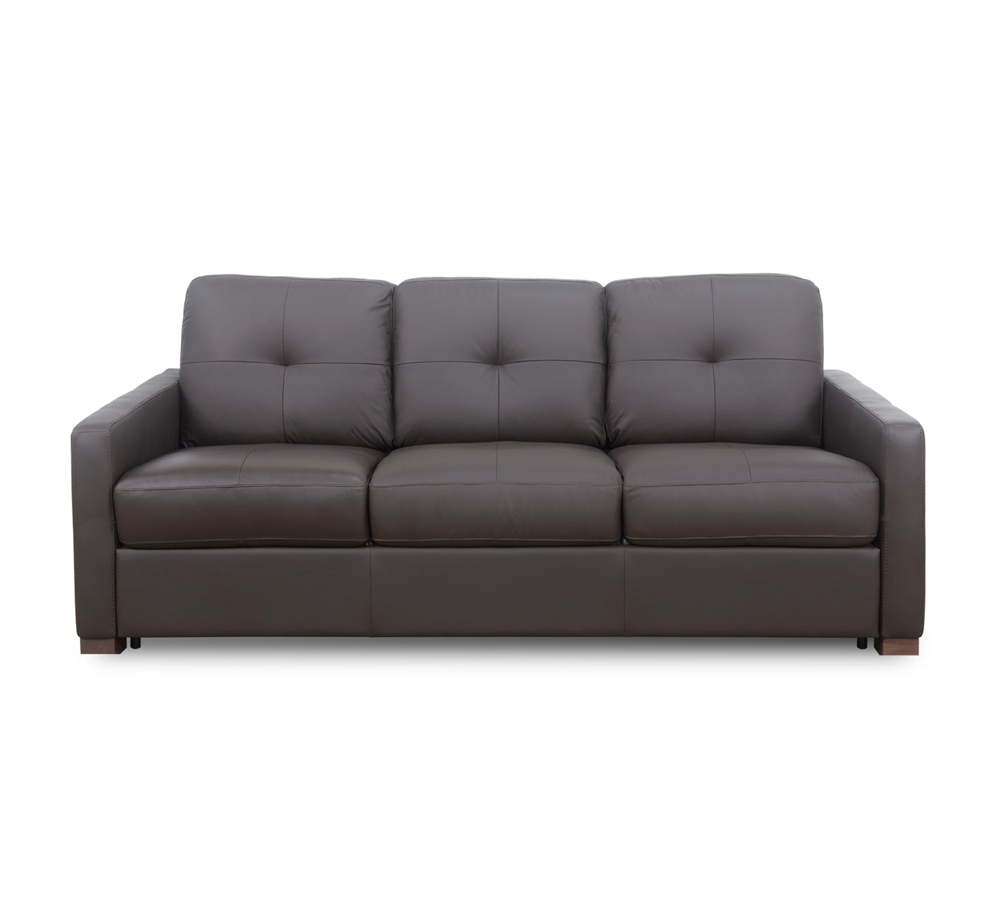 Italia Chocolate Leather Queen Sleeper