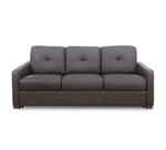 Italia Chocolate Leather Queen Sleeper