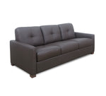 Italia Chocolate Leather Queen Sleeper