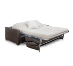 Italia Chocolate Leather Queen Sleeper