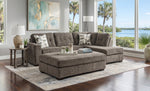 Java 2 Piece Sectional with Cocktail Ottoman