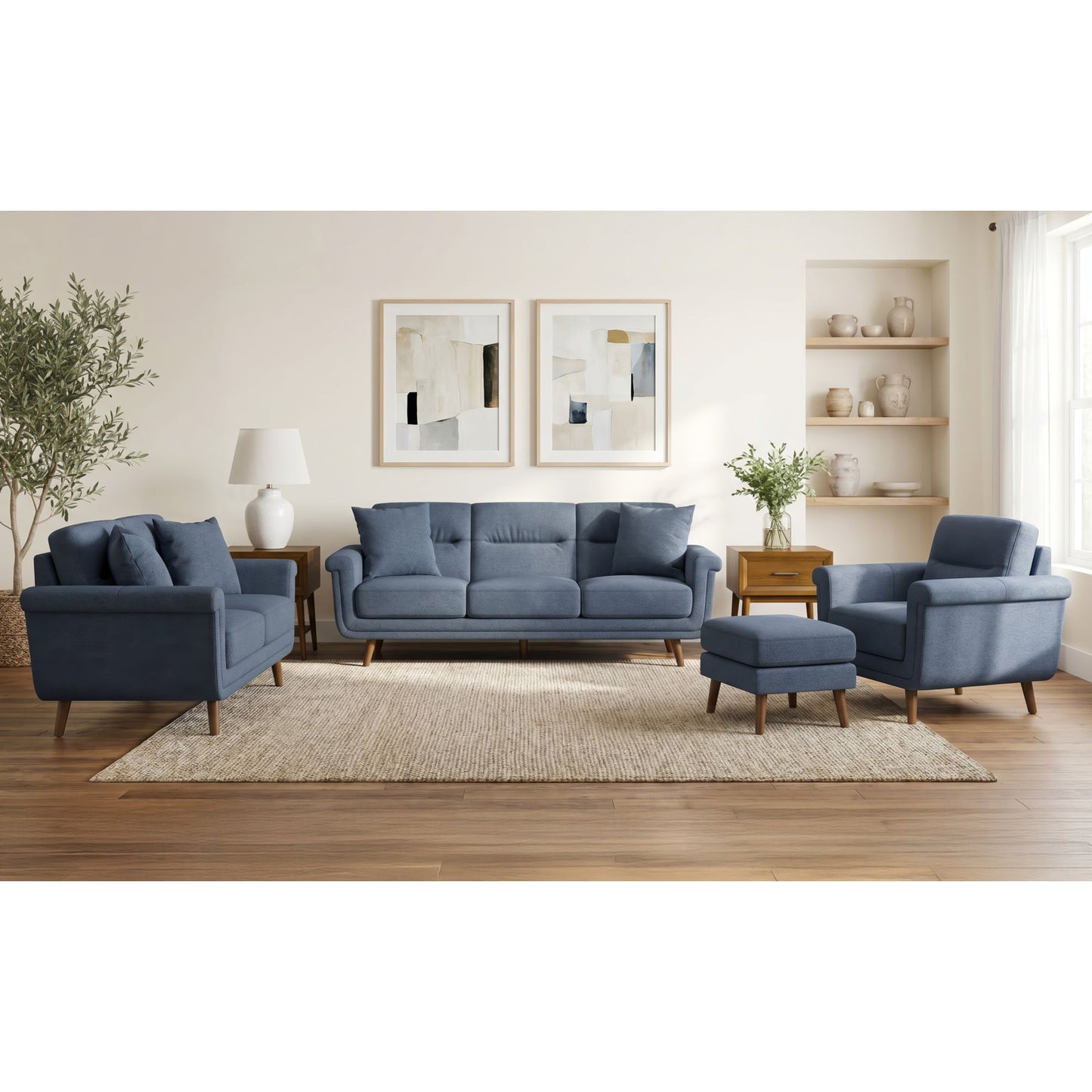 Jetta 3 Piece Sofa, Loveseat, and Chair
