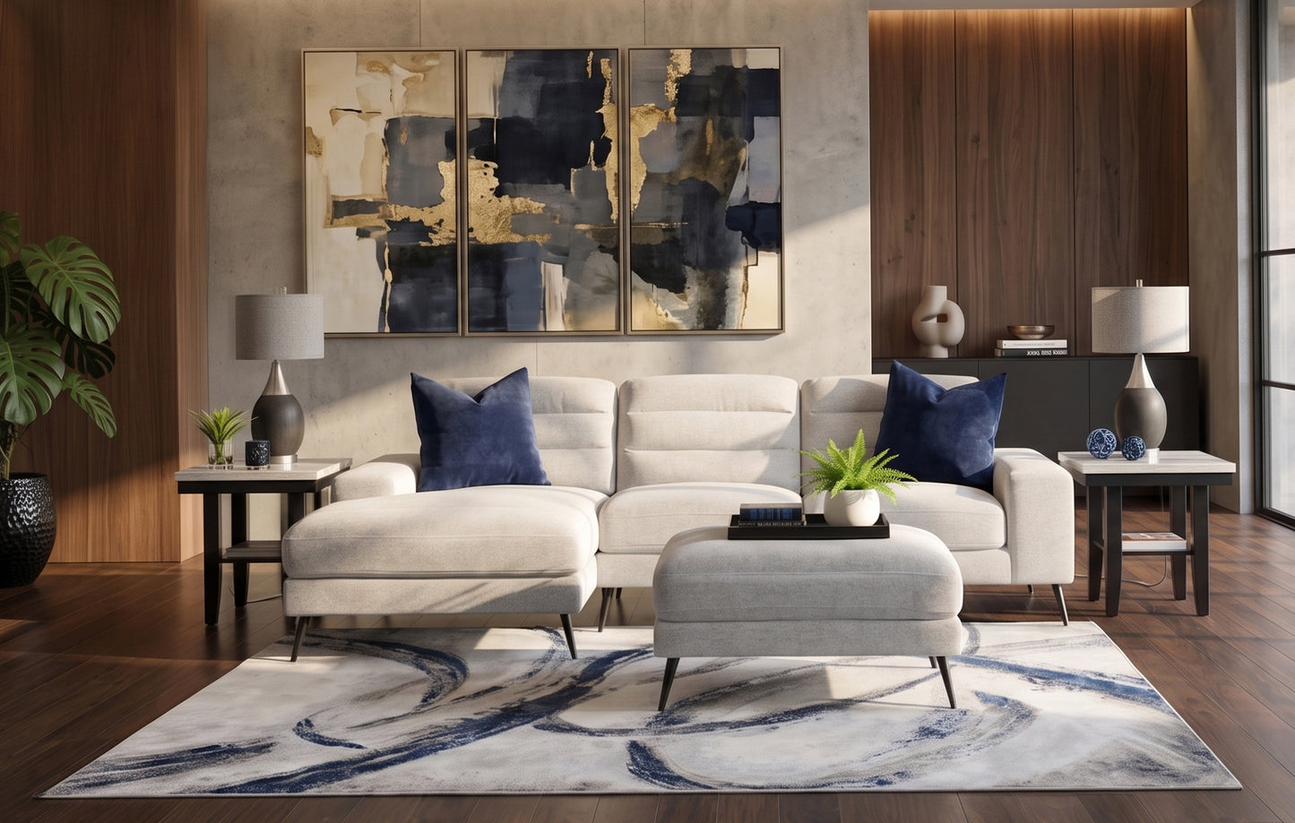 Kalina 2 Piece Sectional with Left Arm Facing Chaise