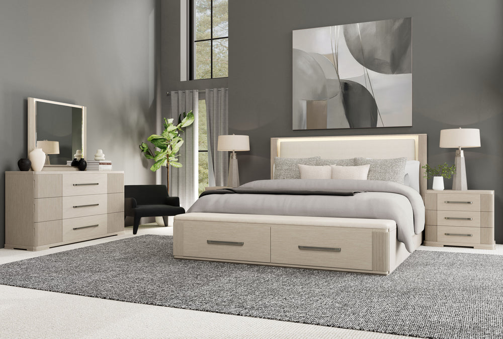 Alexis 5 Piece King Upholstered Storage Bedroom