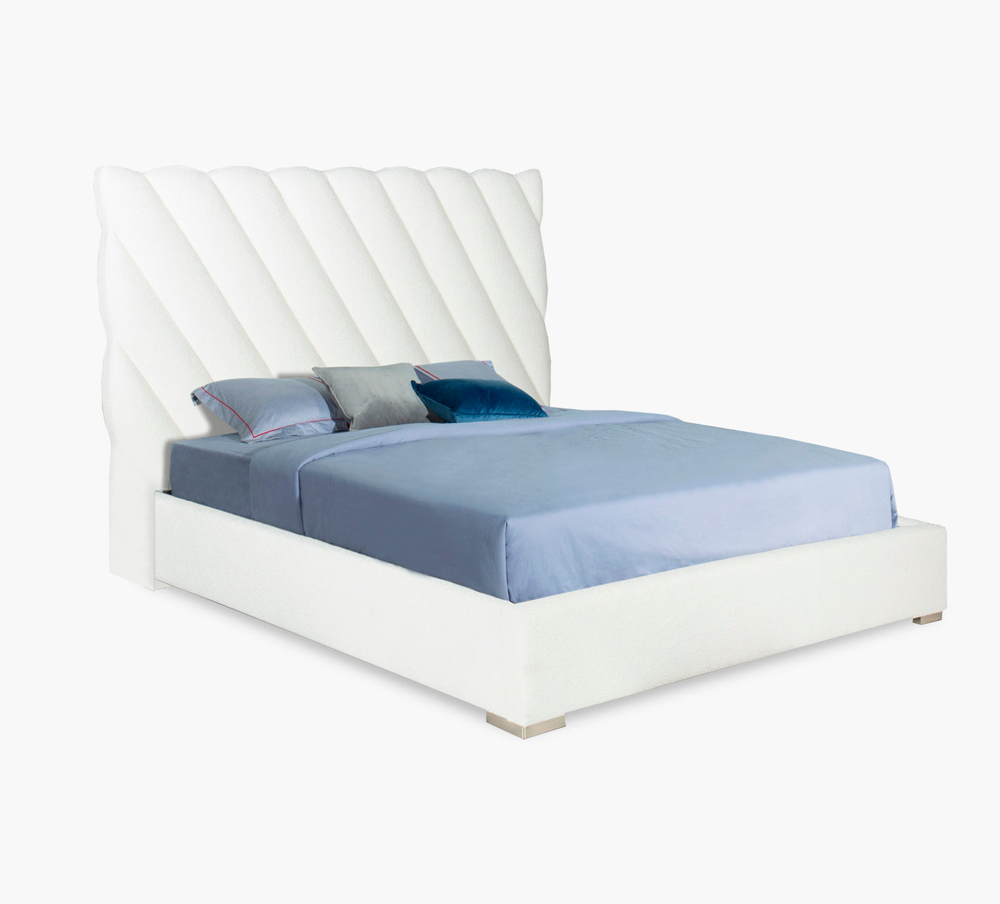 Kyra Queen Upholstered Platform Bed