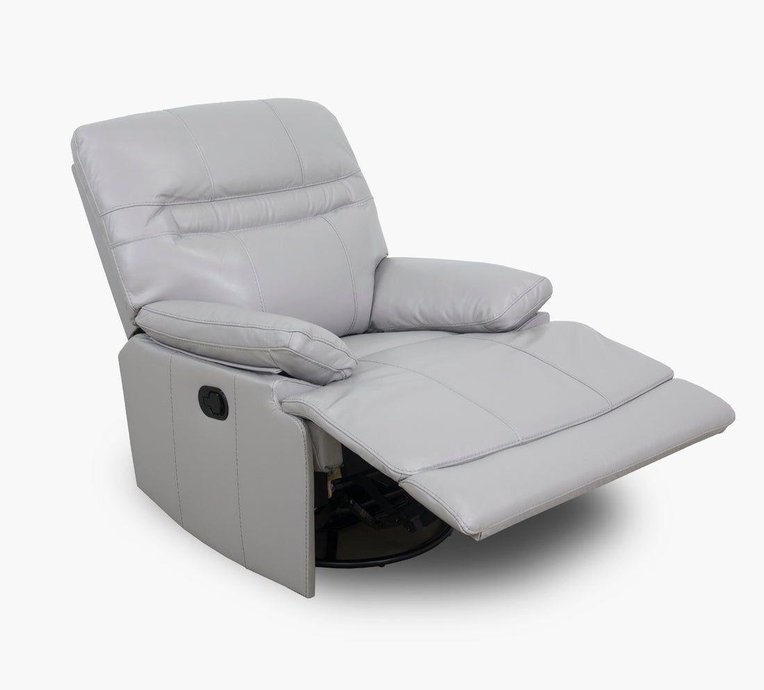 Killeen Grey Swivel Glider Recliner Kane's Furniture
