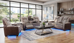Lantana 3 Piece Dual Power Sofa, Console Loveseat, and Recliner