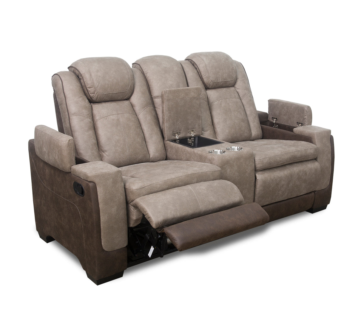 Lantana Manual Reclining Console Loveseat