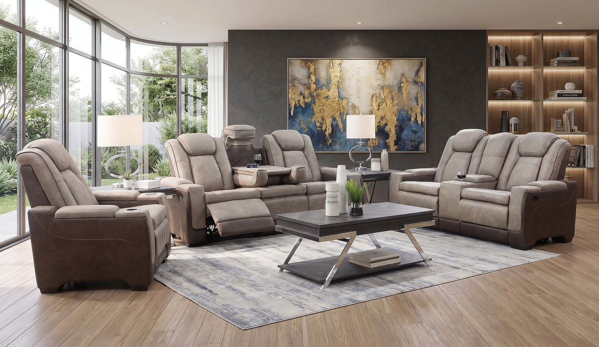 Lantana 5 Piece Manual Reclining Living Room