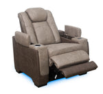 Lantana 3 Piece Dual Power Sofa, Console Loveseat, and Recliner