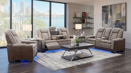 Lantana 5 Piece Dual Power Reclining Living Room