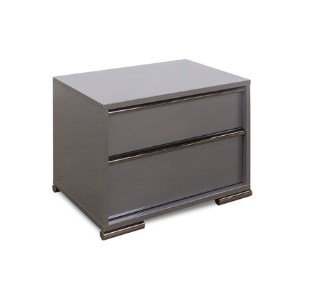 Logica Graphite 2 Drawer Nightstand