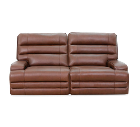 Hero Umber Leather Zero Gravity Triple Power Loveseat