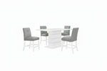 Lustra Pub 5 Piece Counter Height Storage Dining Set