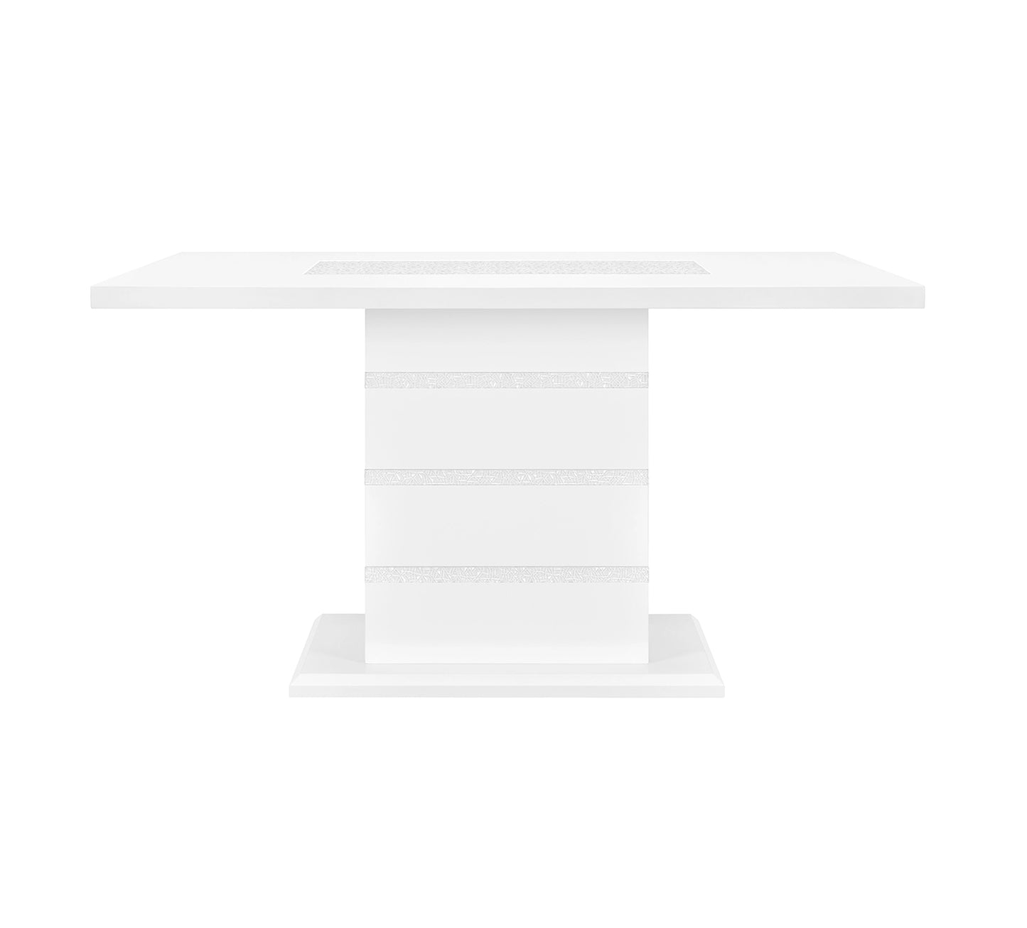 Lustra Pub Counter Height Storage Dining Table