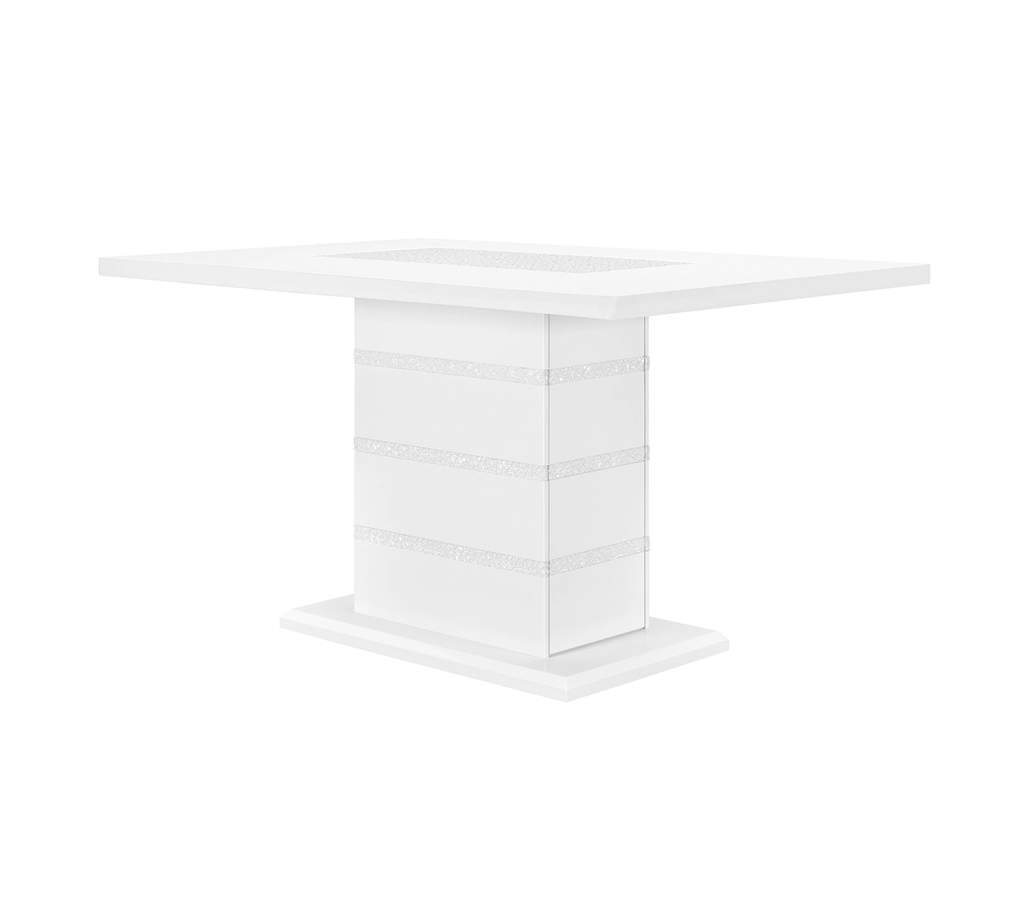 Lustra Pub Counter Height Storage Dining Table
