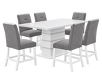 Lustra Pub 7 Piece Counter Height Storage Dining Set