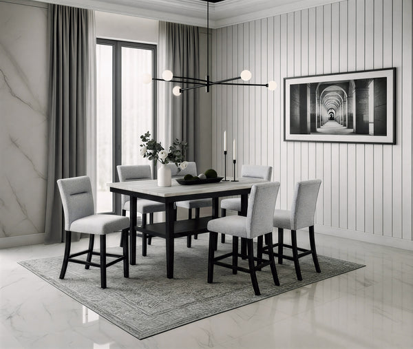 Luxora 6PC Counter Height Dining Set