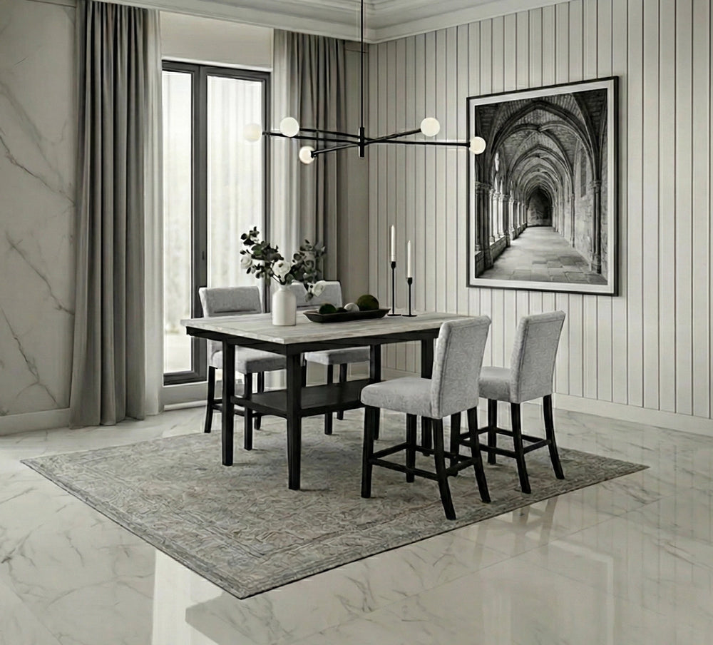 Luxora 5 Piece Counter Height Dining Set