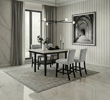 Luxora 5 Piece Counter Height Dining Set