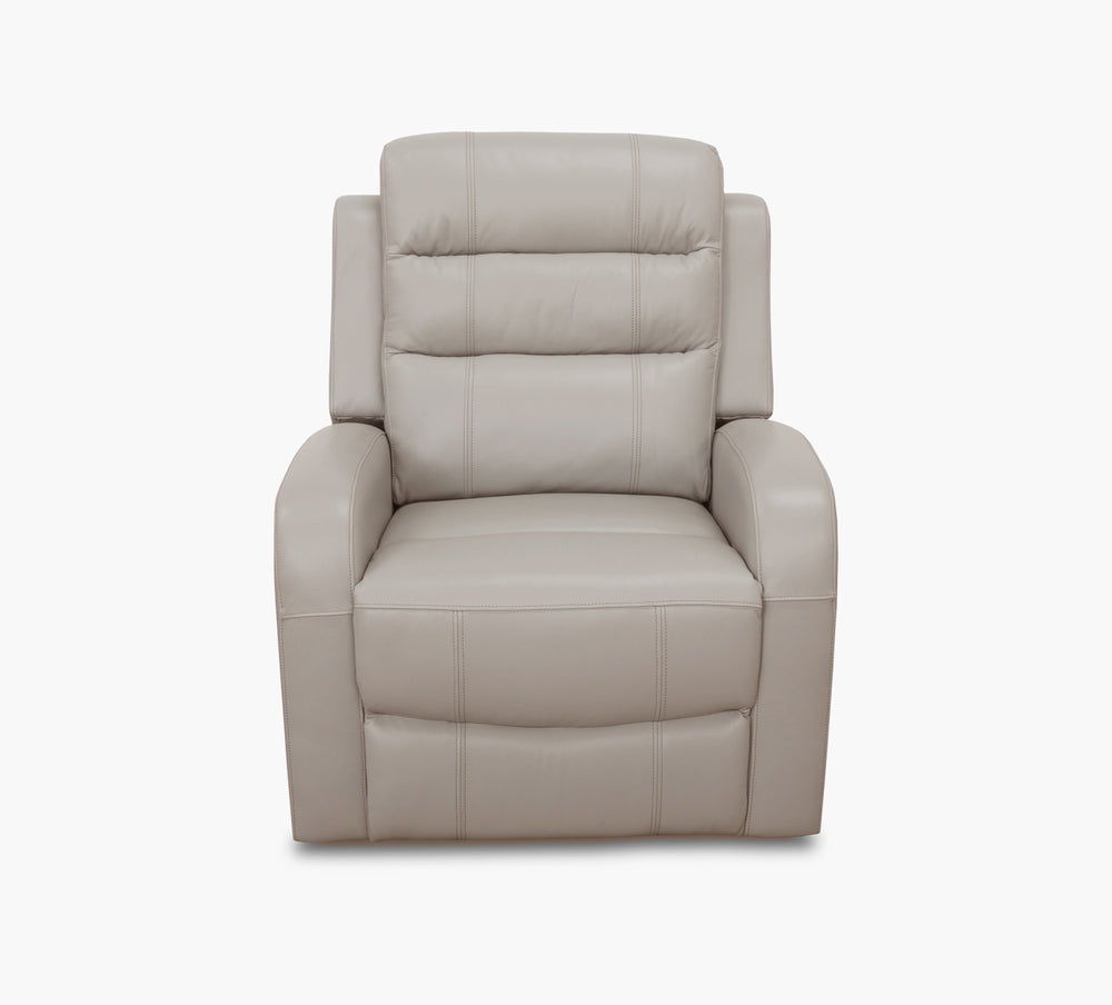 Sillón reclinable eléctrico triple Leo Taupe