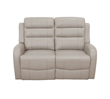 Leo Taupe Reclining Loveseat