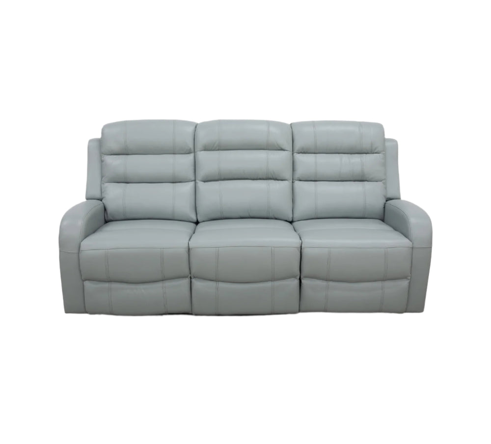 Sofá reclinable eléctrico triple Leo Seafoam