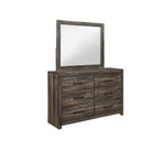 Linwood Dark Oak 6 Piece Full Panel Bedroom