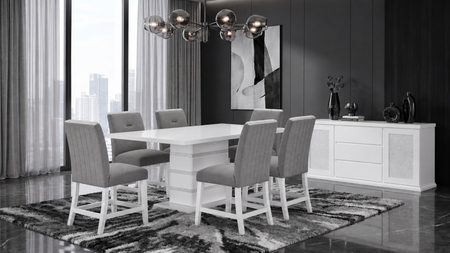 Lustra Pub 7 Piece Counter Height Storage Dining Set