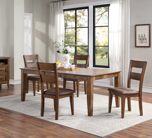 Mango Brown 5 Piece Dining Set